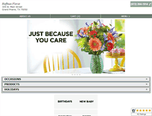 Tablet Screenshot of hoffmanflorist.net